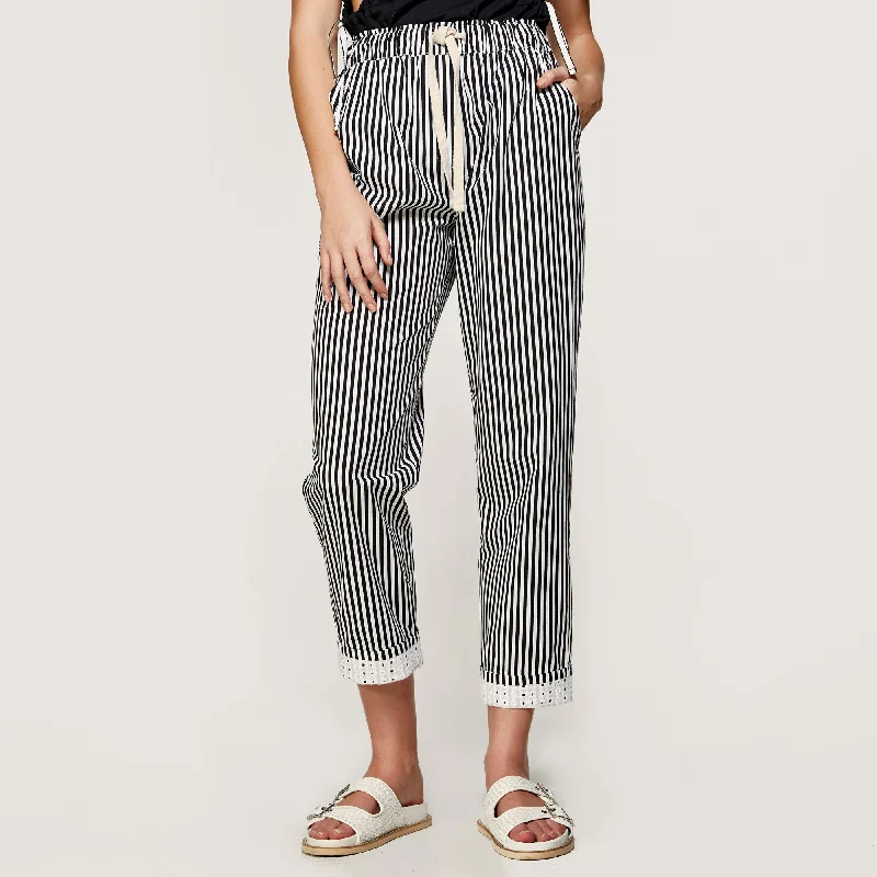 Access fashion 5021-273 stripped trousers