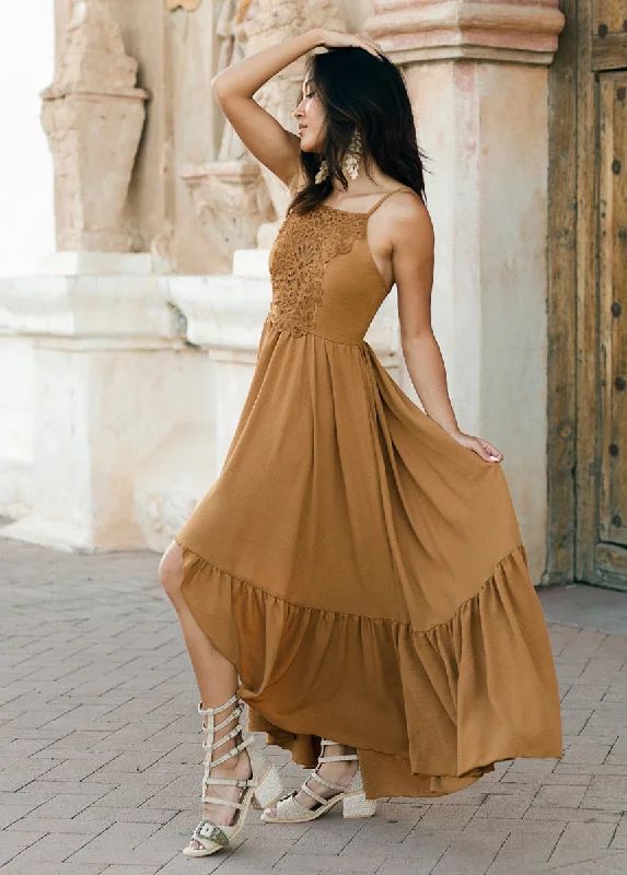 Mala Maxi Dress in Cumin