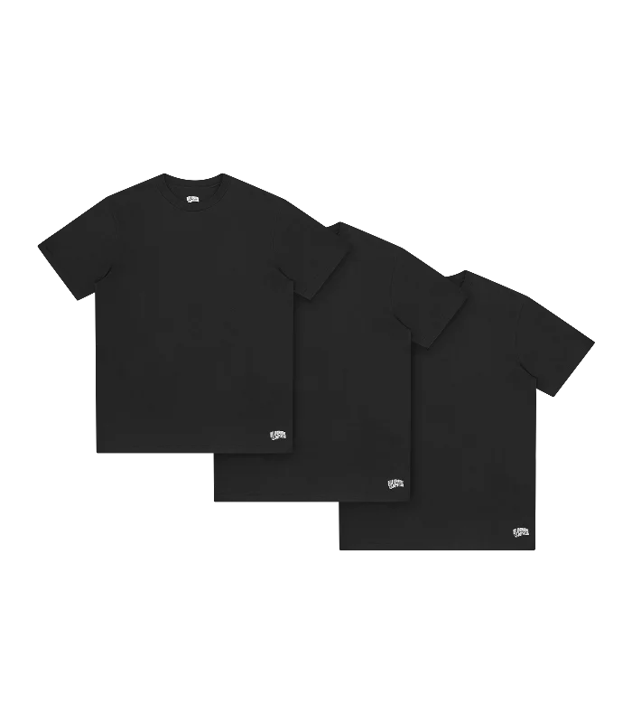 3-PACK TEES - BLACK