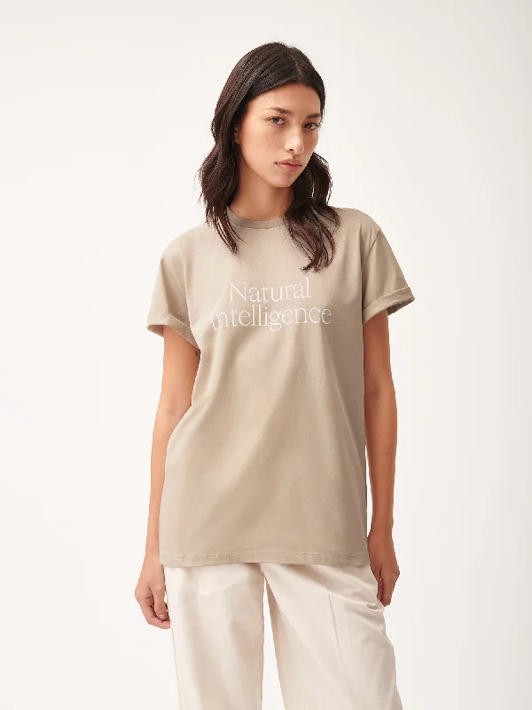 365 Natural Intelligence T-Shirt—mirage beige