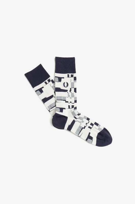 Abstract Print Socks