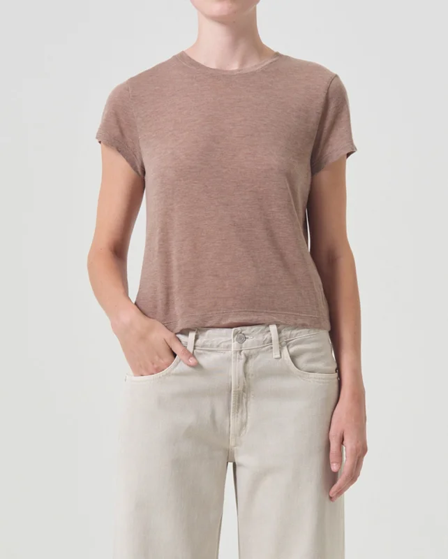 ADINE SHRUNKEN TEE / CHAI