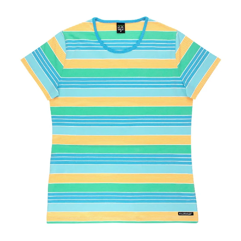 Adult's Multi Stripe Short Sleeve Shirt in Florida