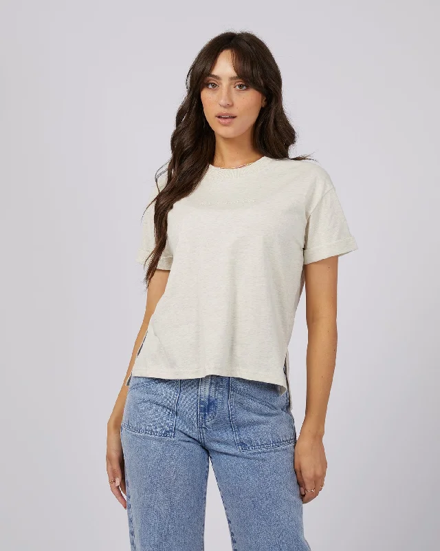 All About Eve Aae Washed Tee - Oat