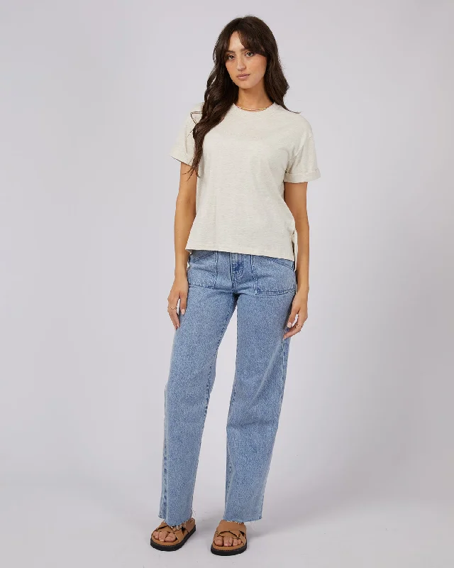 All About Eve Aae Washed Tee - Oat