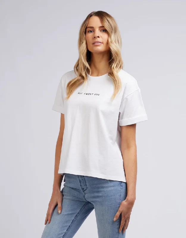 All About Eve Washed Tee White