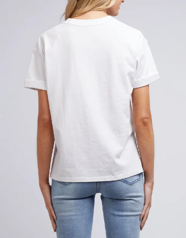 All About Eve Washed Tee White