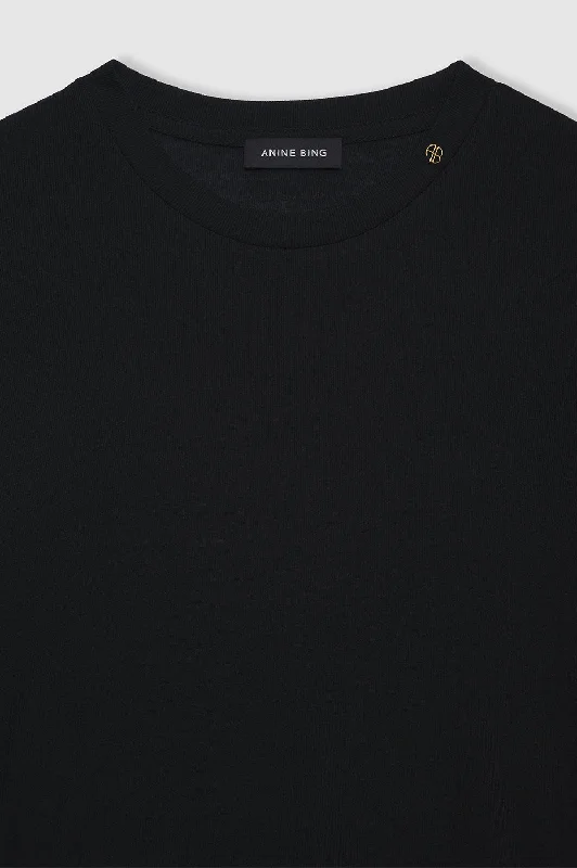 Amani Tee - Black Cashmere Blend