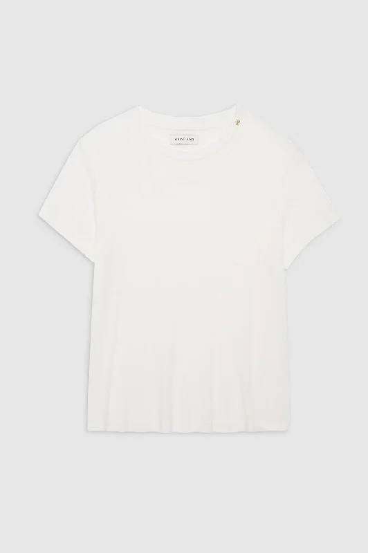 Amani Tee - Off White Cashmere Blend