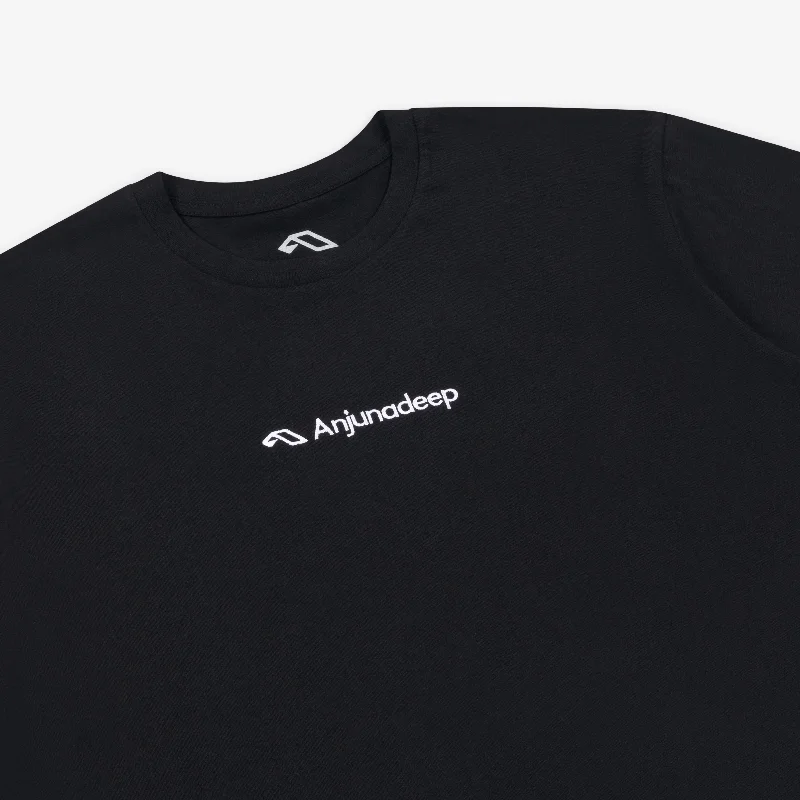 Anjunadeep Type Logo Tee / Black