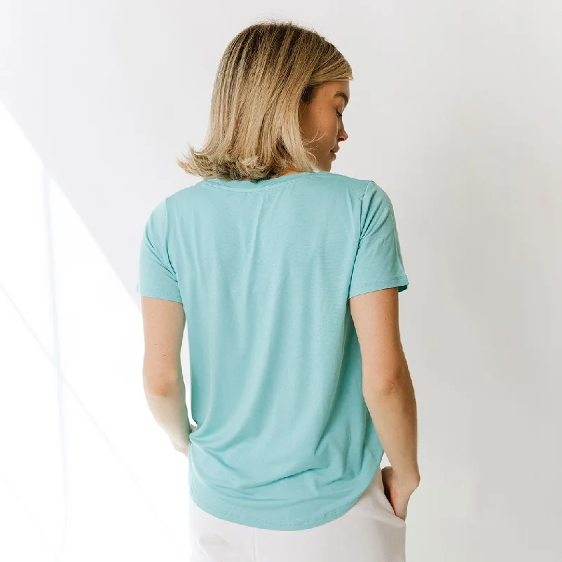 Basic Tee, Aqua