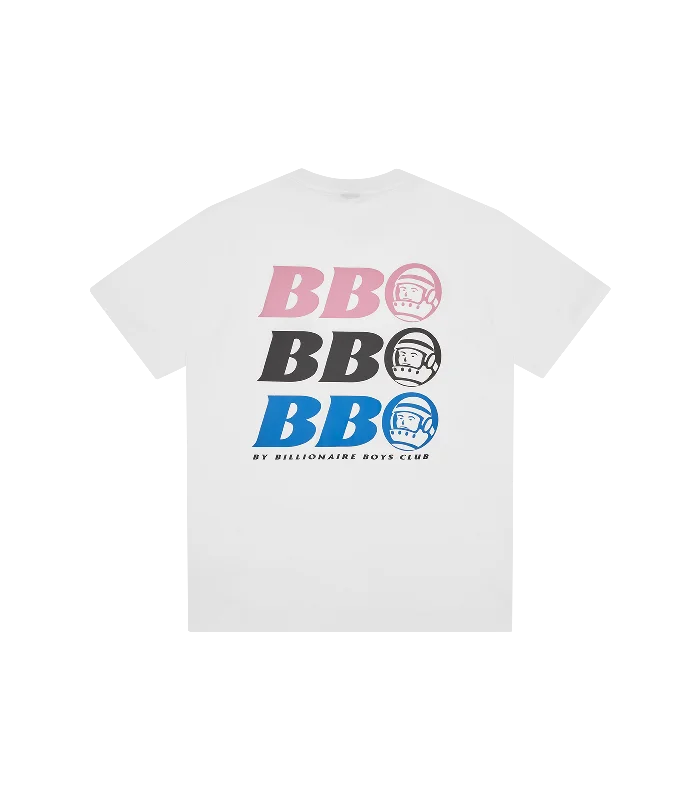 BB ASTRO REPEAT LOGO T-SHIRT - WHITE