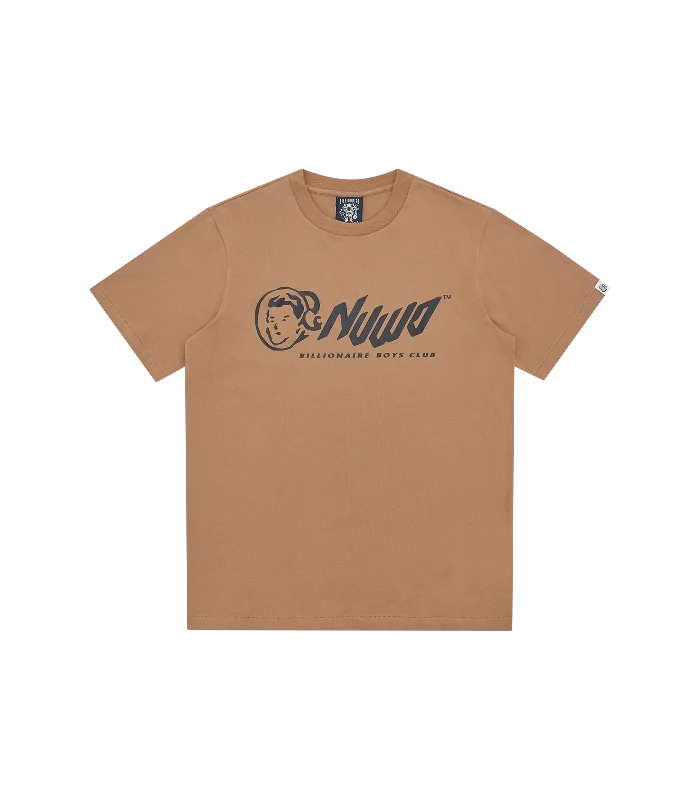 BBC X NUWO OG LOGO T-SHIRT - BROWN