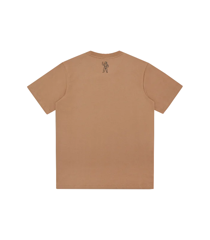 BBC X NUWO OG LOGO T-SHIRT - BROWN