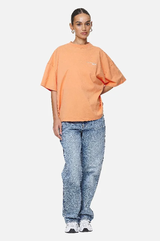 Berri Heavy Oversized Tee Washed Apricot