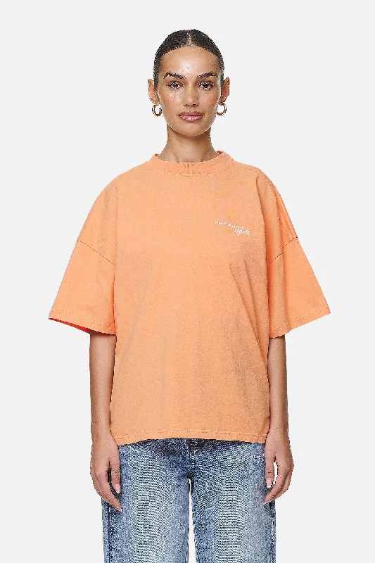 Berri Heavy Oversized Tee Washed Apricot