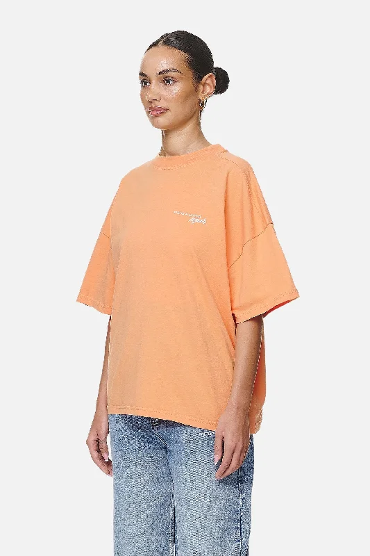 Berri Heavy Oversized Tee Washed Apricot