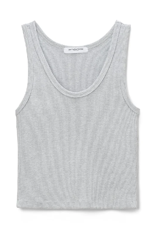 BLONDIE TANK - HEATHER GREY