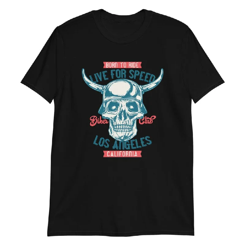 Born To Ride Live For Speed - T-Shirt