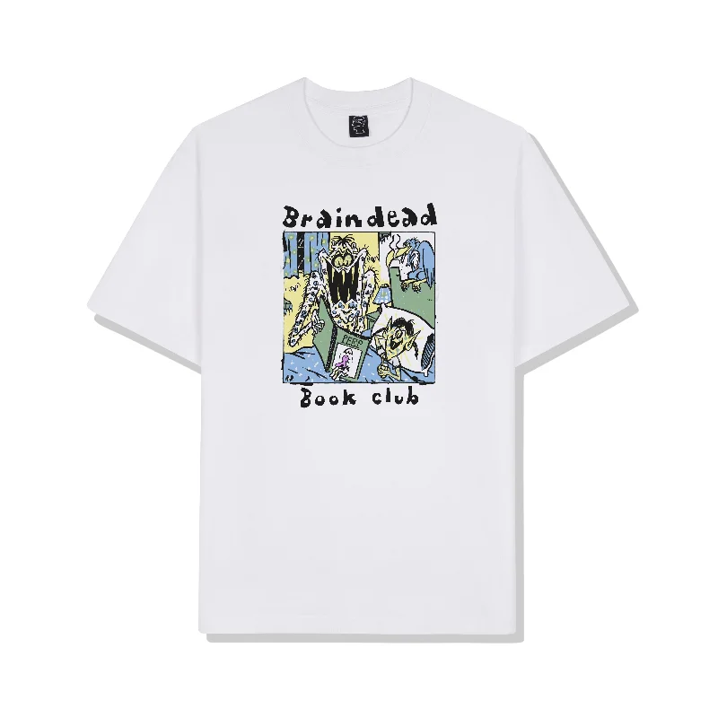 Brain Dead - Men's Book Club T-Shirt - (White)