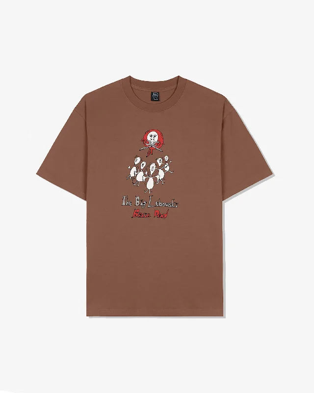 Brain Dead - Men's Strike T-Shirt - (Brown)