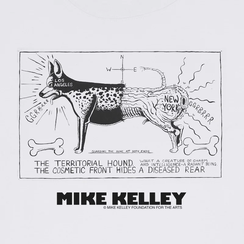 Brain Dead x Mike Kelly - Men's Territorial Dog T-Shirt - (White)