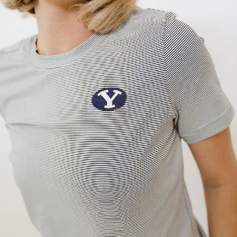 BYU Boyfriend Tee, Sweet Stripe