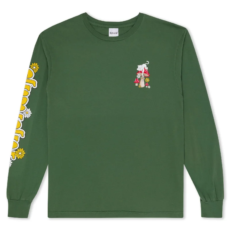 Caterpillar Garden Long Sleeve (Olive)