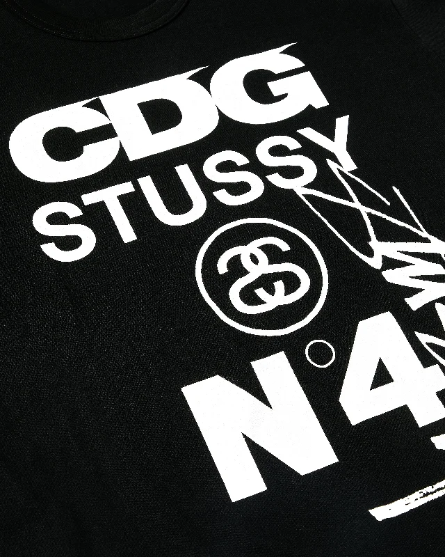 CDG - Stüssy T-Shirt - (Black)