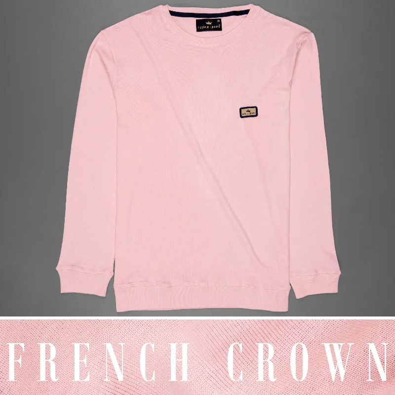 Chantilly Pink Full Sleeve Premium Cotton Jersey Sweatshirt