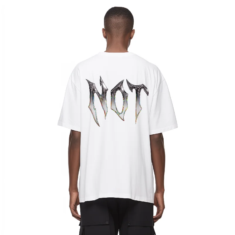 Superconscious NOT T-Shirt - White / Metal