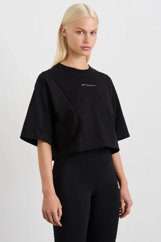 Crop Panel Tee 105