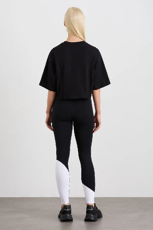 Crop Panel Tee 105