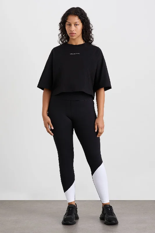 Crop Panel Tee 105