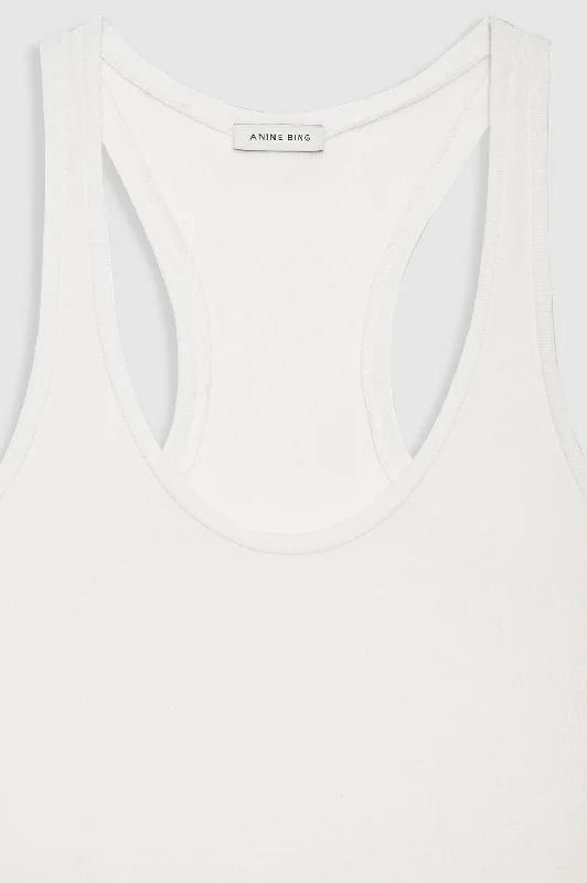 Dale Tank - Off White Cashmere Blend