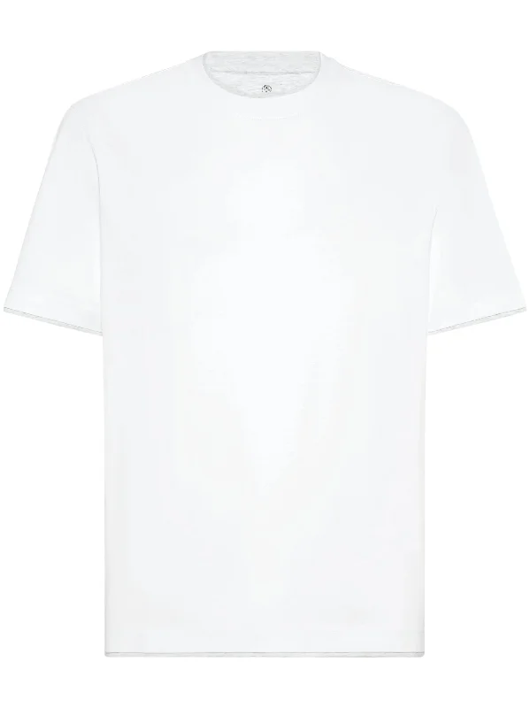 Double-Layer Cotton T-Shirt