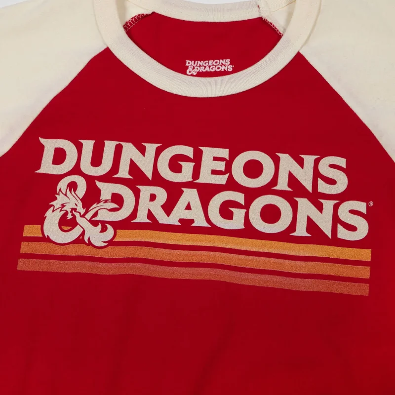 D&D Classic Red Raglan