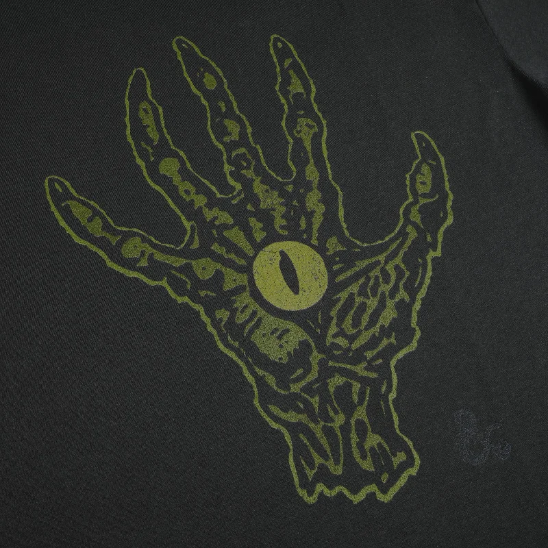 Vecna Eye In Hand Charcoal Tee