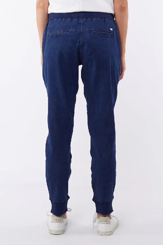 Elm - Alli Denim Jogger - Dark Blue