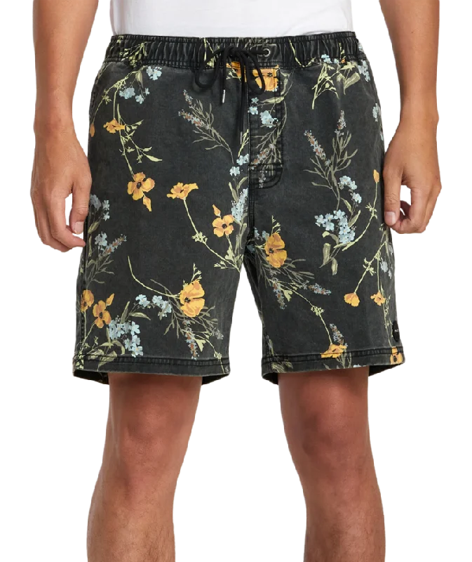 Escape Floral Walkshorts, Midnight