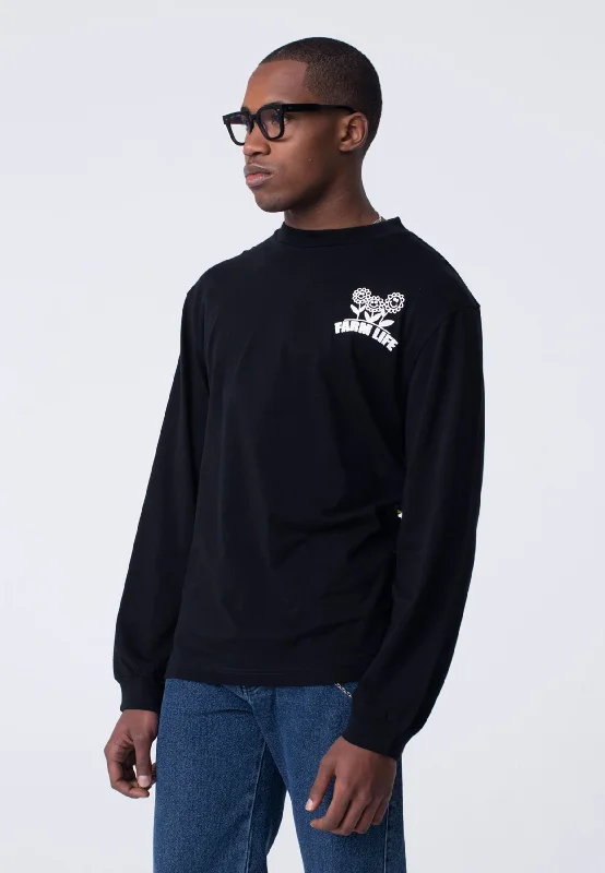 Farm Life L/S Top - Black