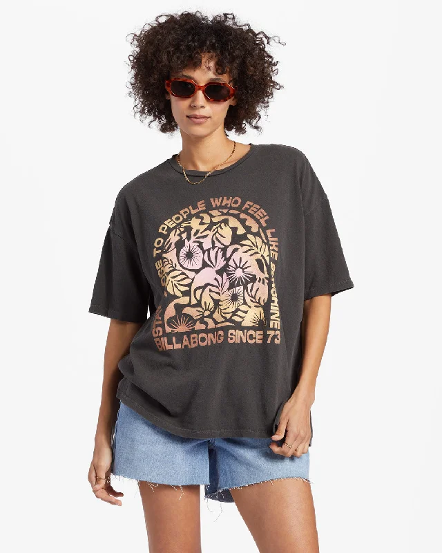 Feel Like Sunshine T-Shirt - Off Black