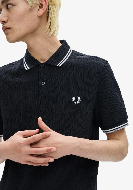 Fred Perry Polo Black / Ecru / Limestone