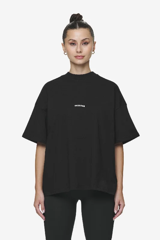 Gabi Heavy Oversized Tee Black