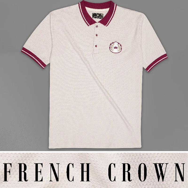 Gainsboro Cream Premium Cotton Polo