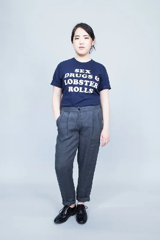 Girl From Away Lobster Rolls Tee (Navy)