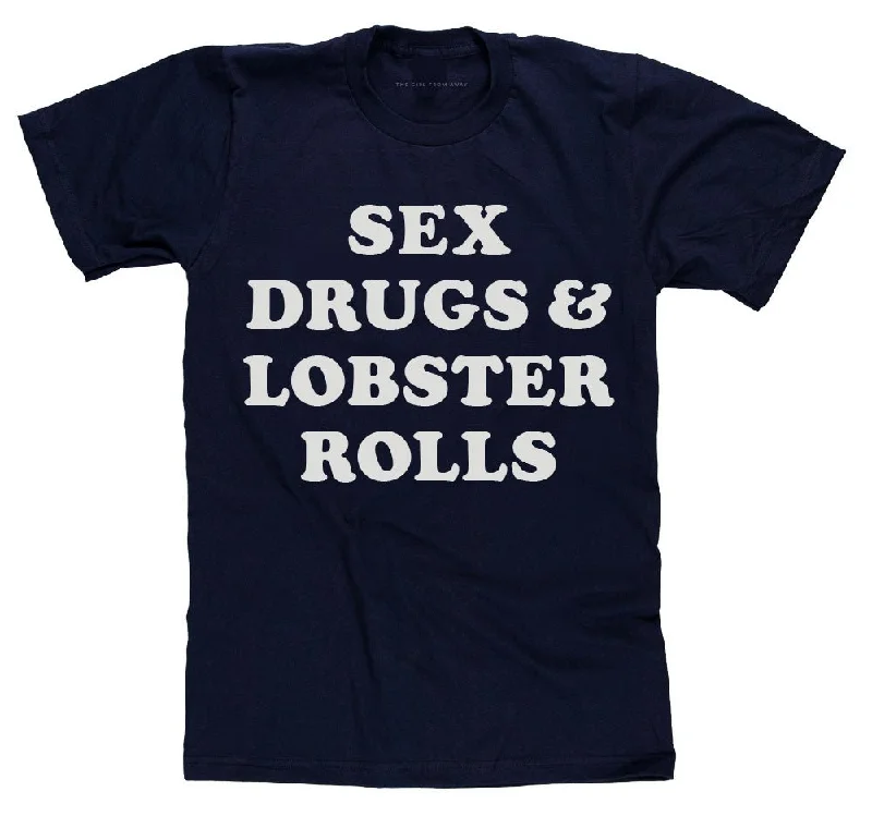 Girl From Away Lobster Rolls Tee (Navy)