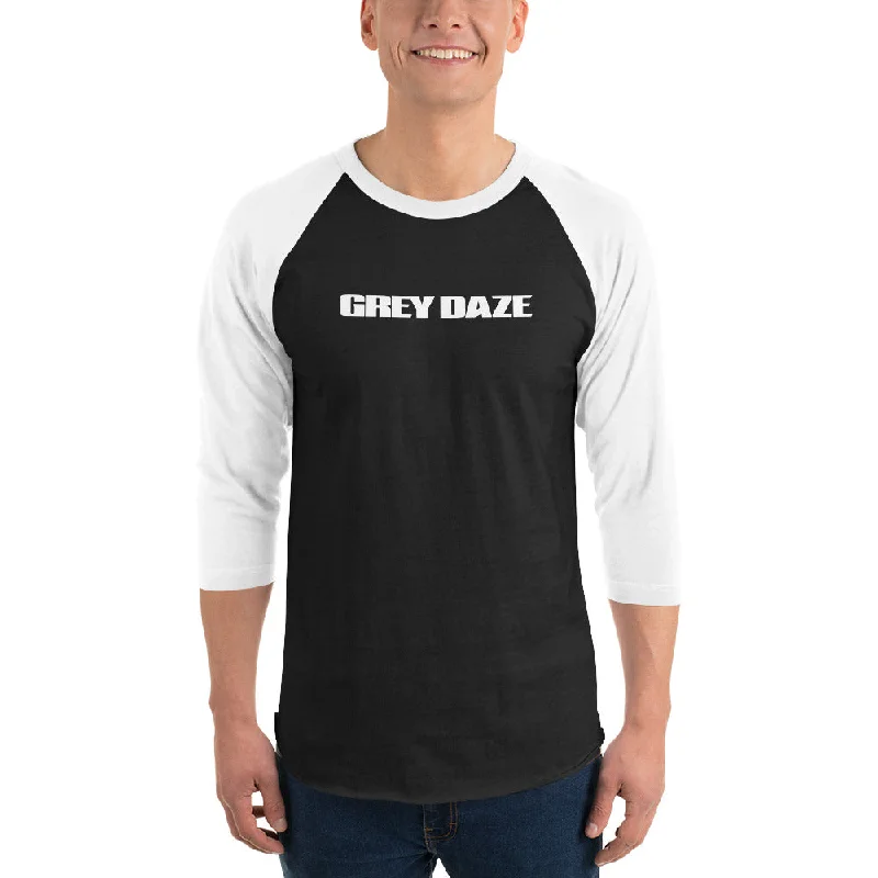 Grey Daze Logo 3/4 sleeve raglan shirt