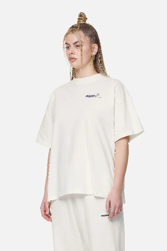 Habana Heavy Oversized Tee Washed Coconut Milk