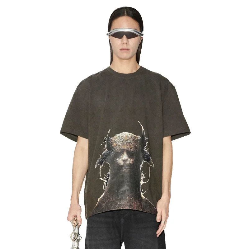 Han Kjøbenhavn Gothic Demon Boxy Tee S/S - Black